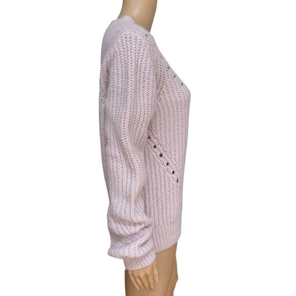 Gap wool alpaca blend light pink sweater size M Tall - Picture 2 of 7